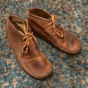 Clarks Originals Chukka Wallabee Shoes Mens 7.5 Euro 41.5 Brown